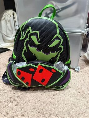 Loungefly Black & Neon Green Oogie Boogie Backpack